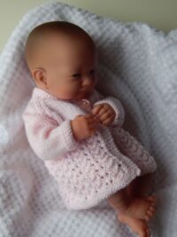 Premature baby matinee cardigan