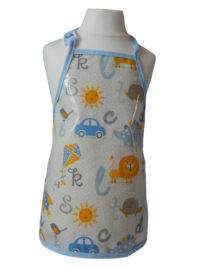 Child's Alpha oilcloth apron