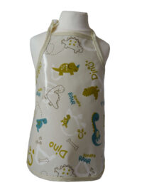 Babies' dinobabies oilcloth apron