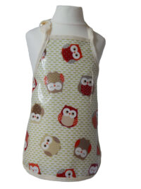 Babies' Owl oilcloth apron