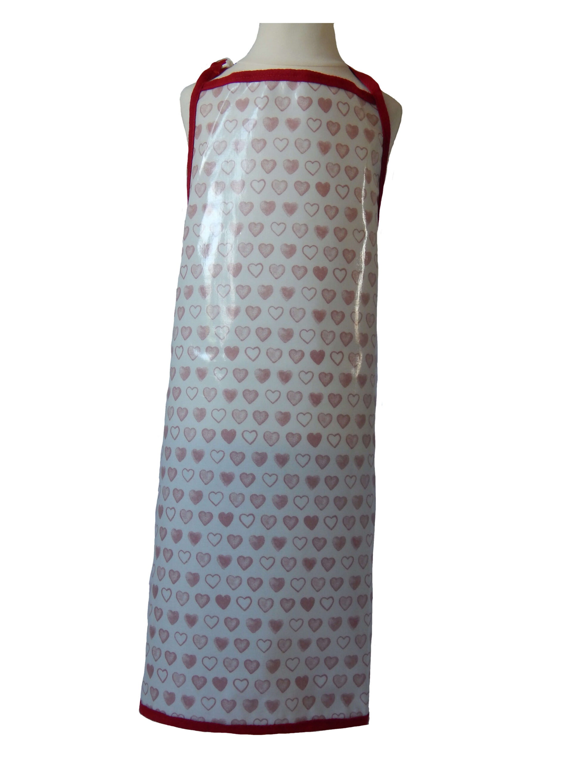 Kid's Hearts oilcloth apron Kid's Hearts oilcloth apron