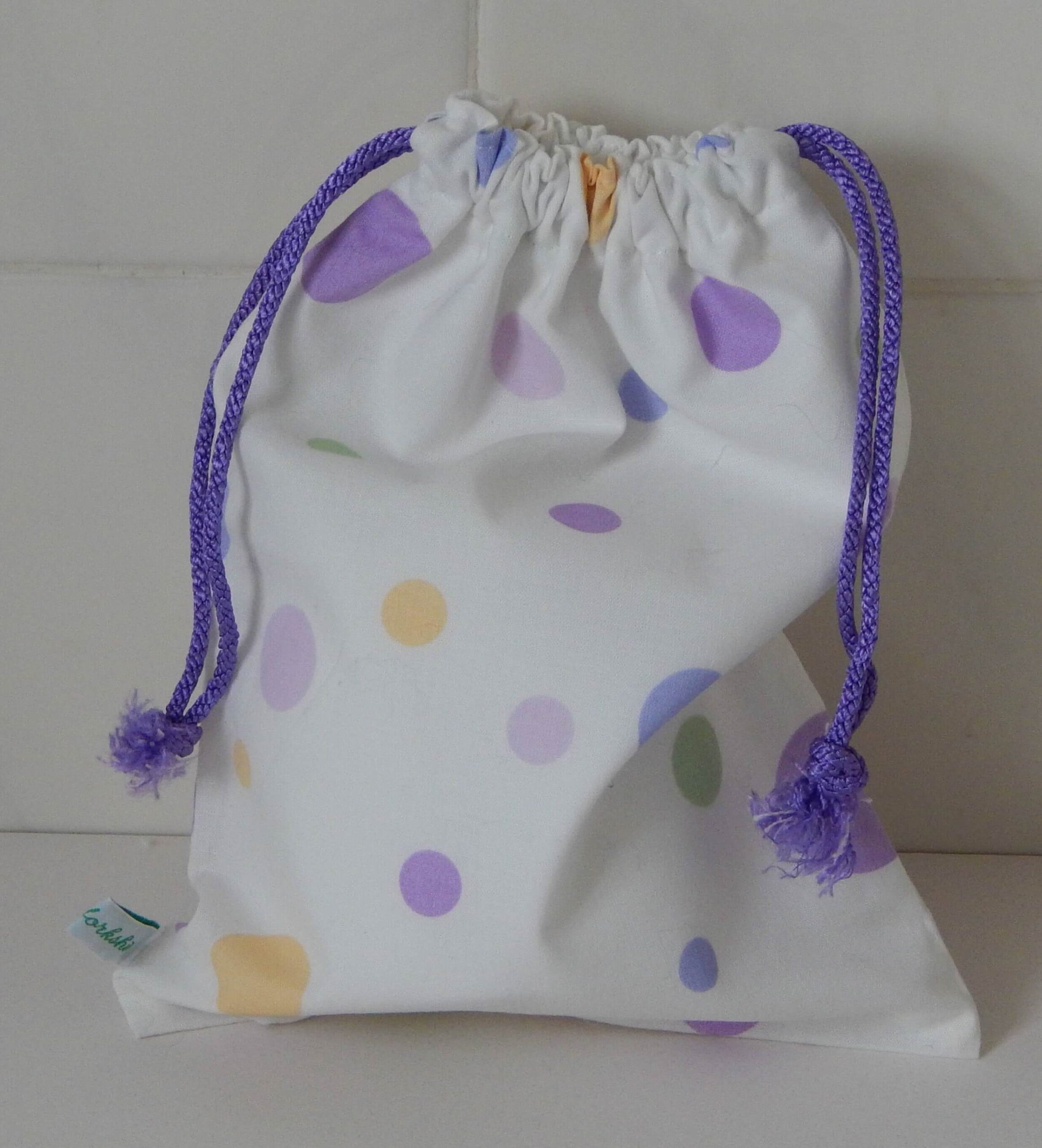 Toilet bag dotty handcrafted toilet bag dotty