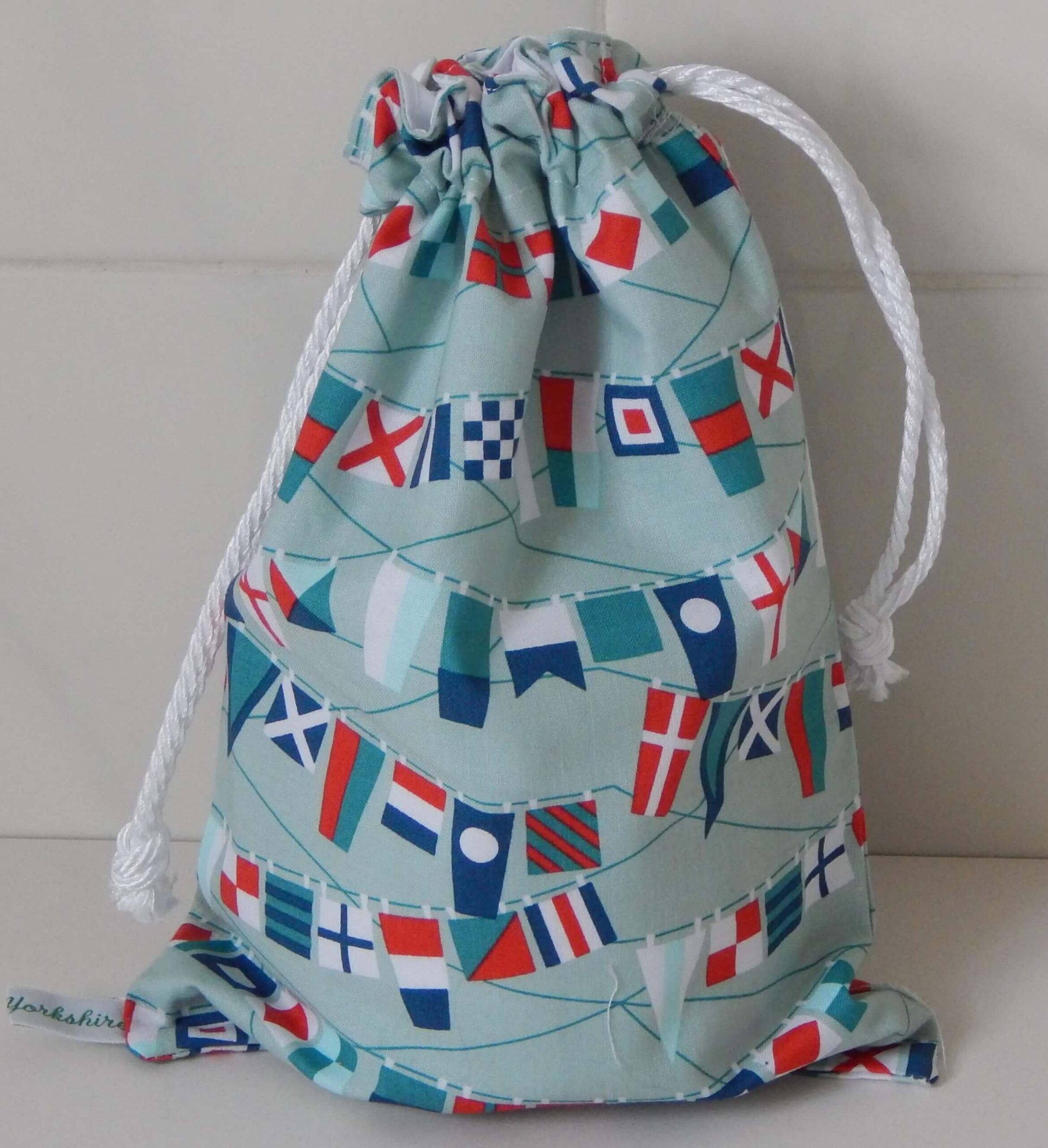 Toilet bag flags handcrafted toilet bag flags