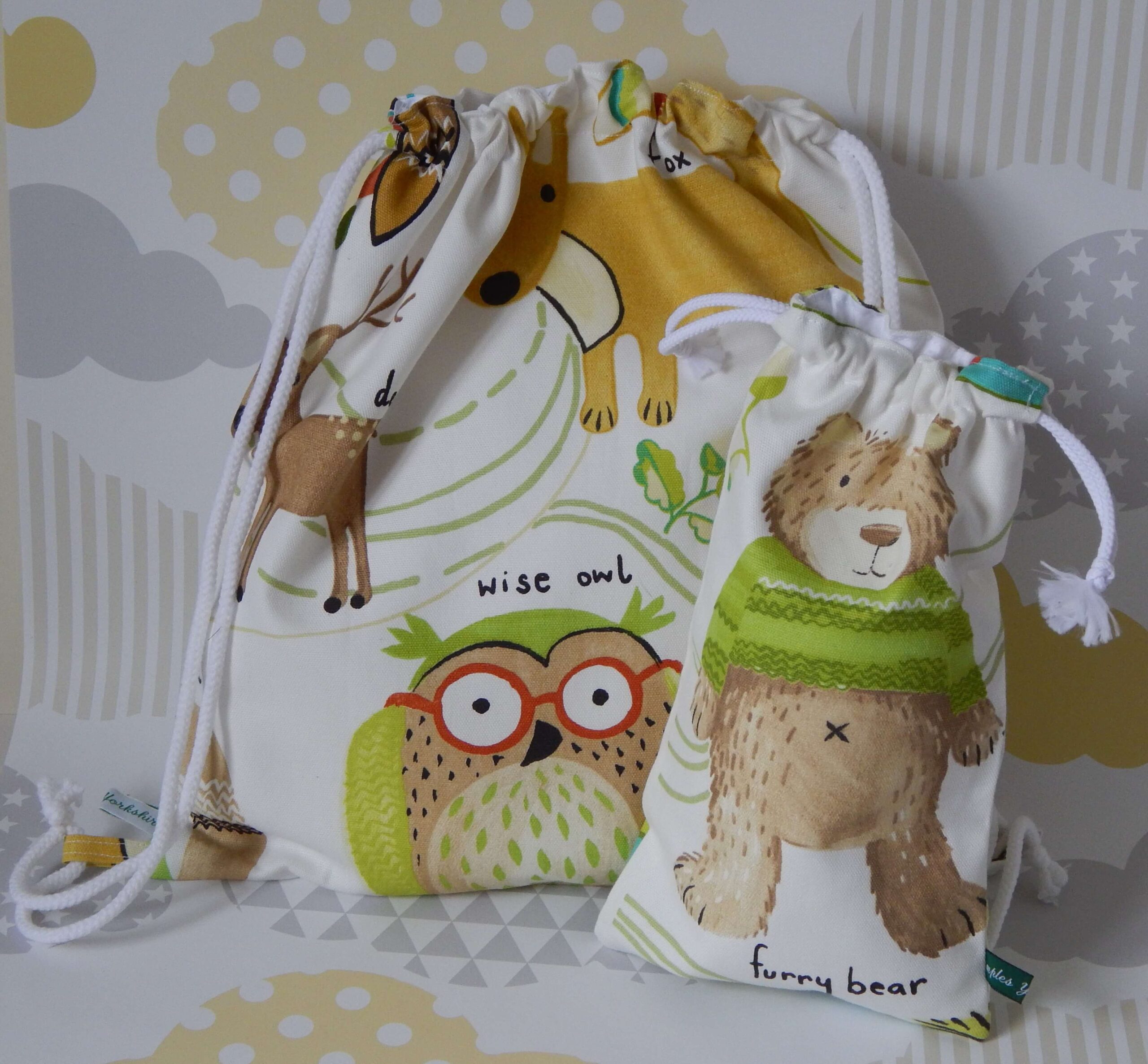 backpack and toilet bag forest friends forest friends bag set