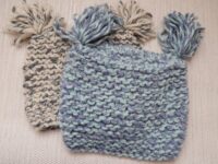 chunky Tbag tasselled hat group