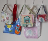 kid's oilcloth bags group