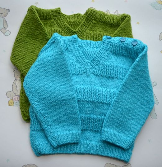 B baby jumpers v neck group