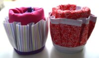 Red pink organiser